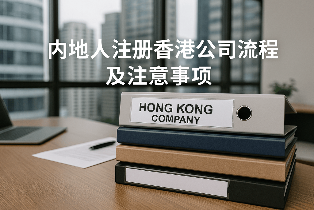 内地人注册香港公司流程及注意事项