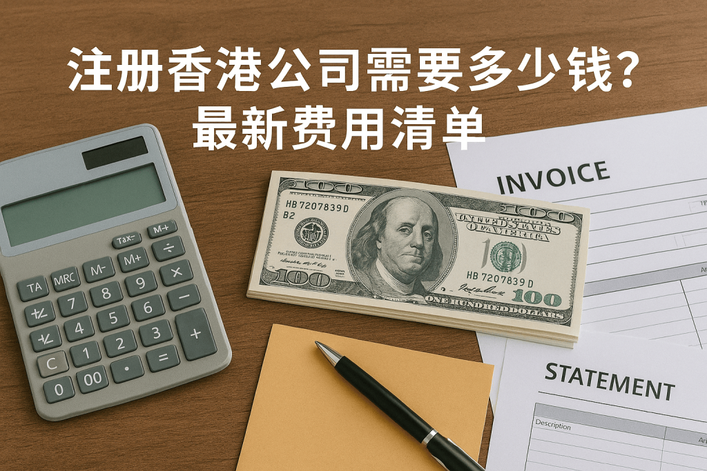 注册香港公司需要多少钱？最新费用清单