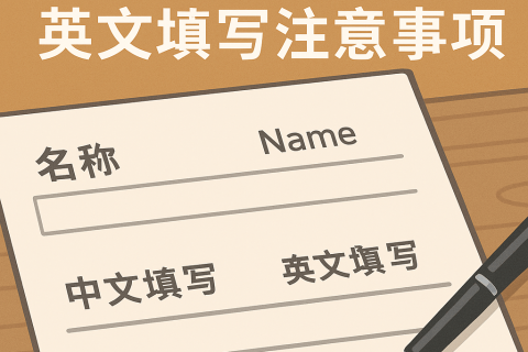 香港公司注册资料中英文填写注意事项