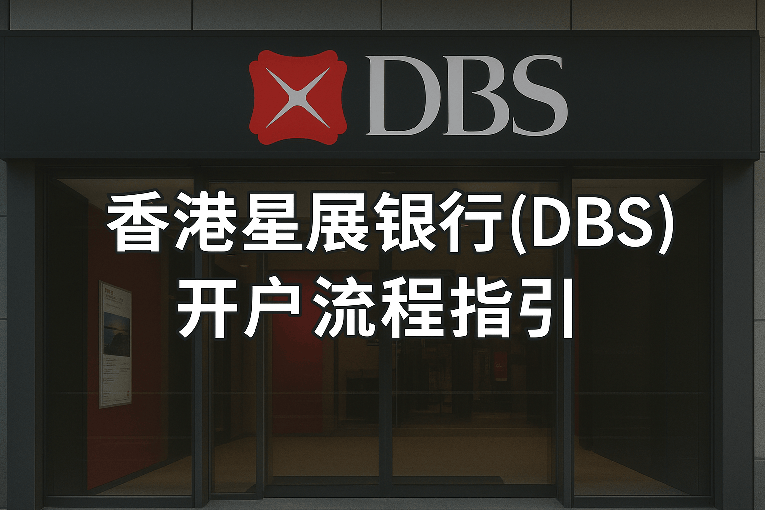 香港星展银行（DBS）开户流程指引| 鑫隆源国际