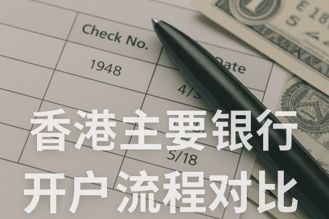 香港主要银行开户流程对比