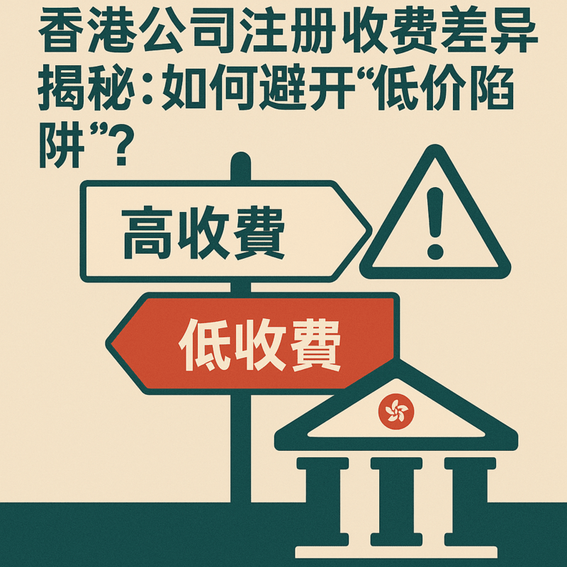 香港公司注册收费差异揭秘：如何避开“低价陷阱”？