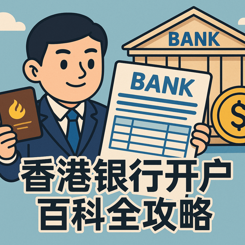 香港银行开户百科全攻略