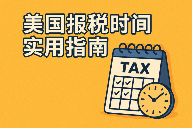 美国报税时间实用指南