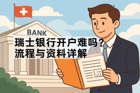 瑞士银行开户难吗？流程与资料详解