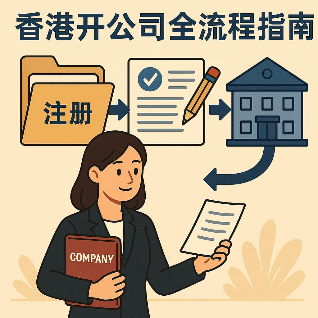香港开公司全流程指南｜注册步骤、银行开户、SCR、年检报税一次看懂