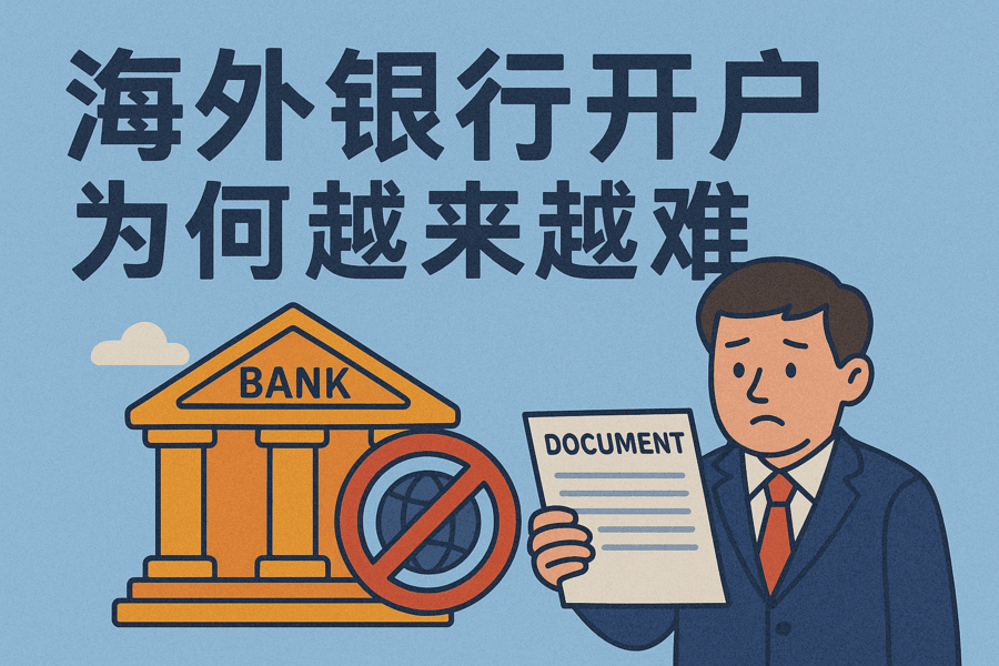 海外银行开户为何一年比一年难？