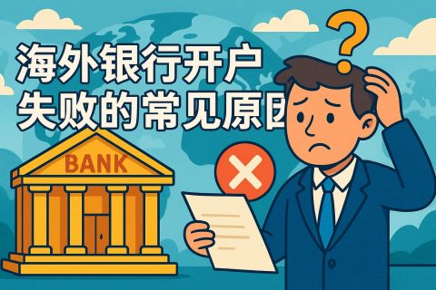 海外银行开户失败的常见原因有哪些？如何避免被拒？