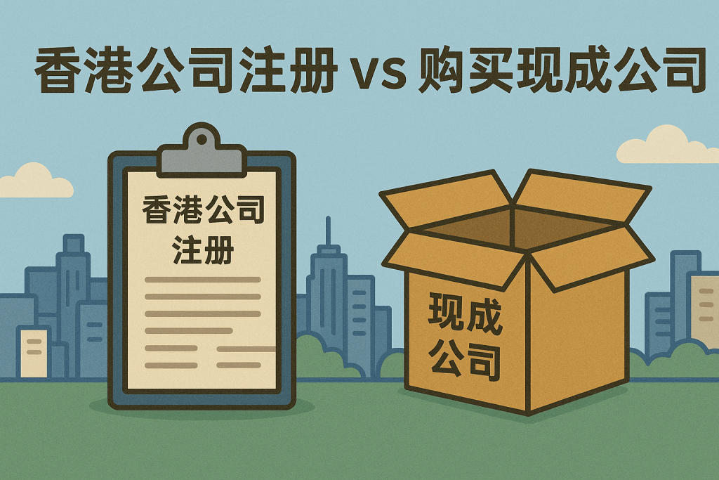 香港公司注册 vs 购买现成公司