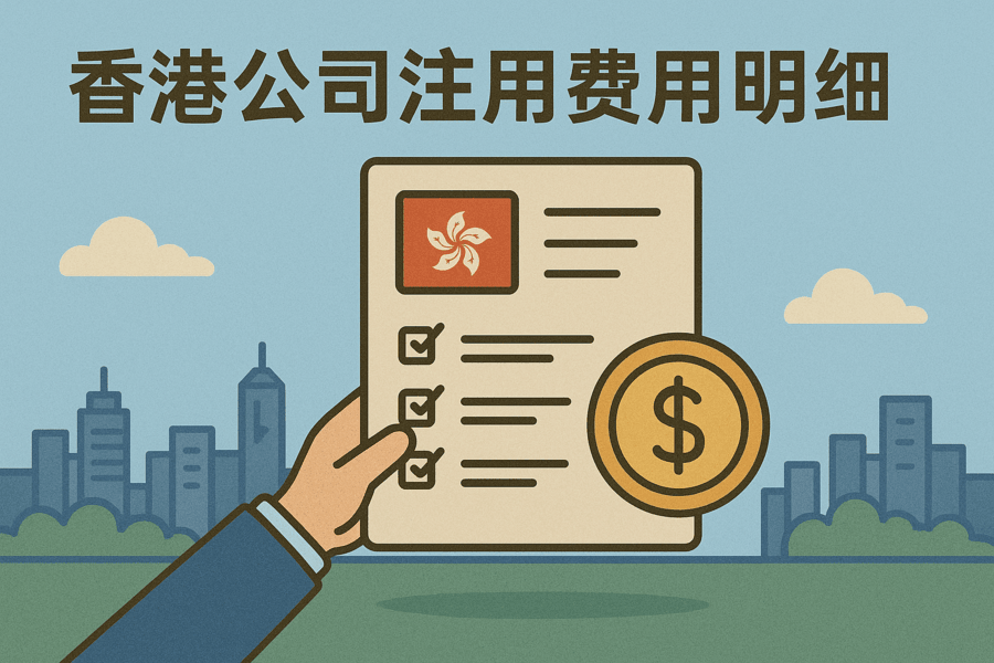 香港公司注册费用明细