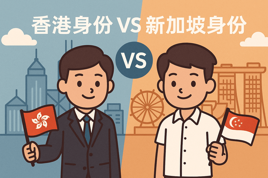 香港身份和新加坡身份有什么区别？哪个好？怎么办理？