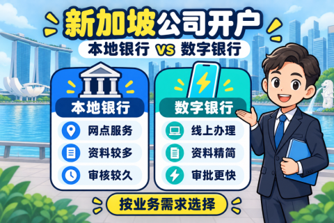 新加坡公司开户：本地银行与数字银行差异全梳理 🏦