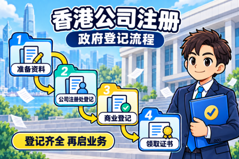 香港公司注册涉及哪些政府登记事项？办理流程梳理 