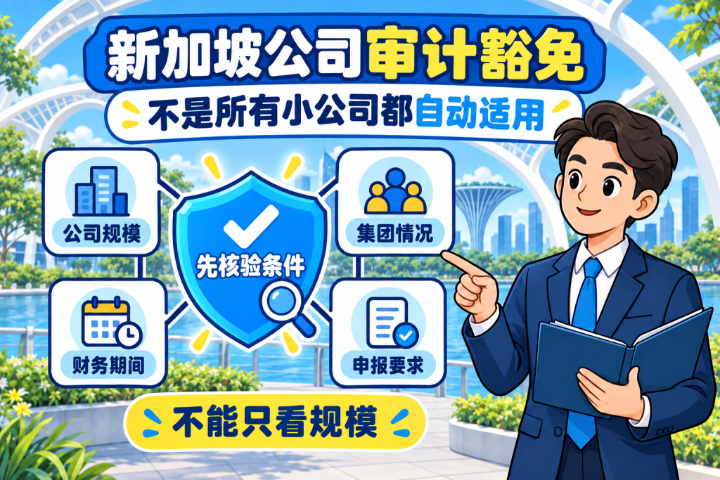 新加坡公司审计豁免,不是所有小公司都自动适用