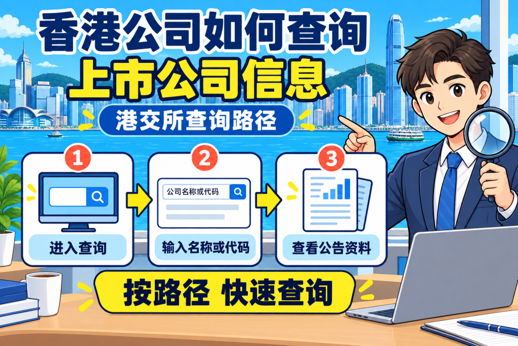 香港公司如何查询上市公司信息?港交所查询路径