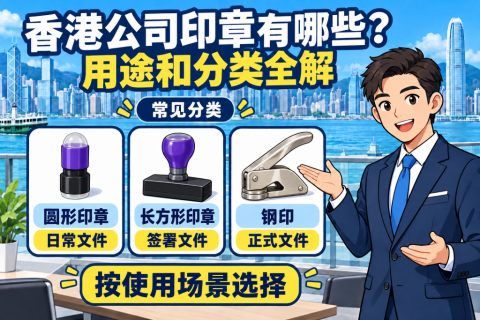 香港公司印章有哪些？用途和分类全解