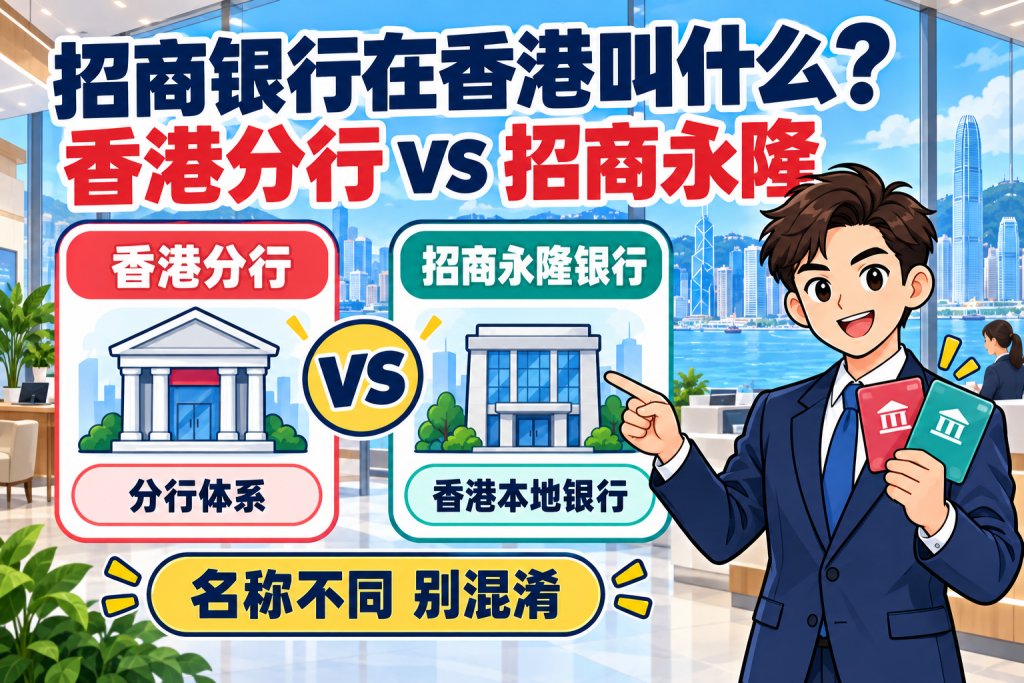 招商银行在香港叫什么?“香港分行”与“招商永隆银行”全解析