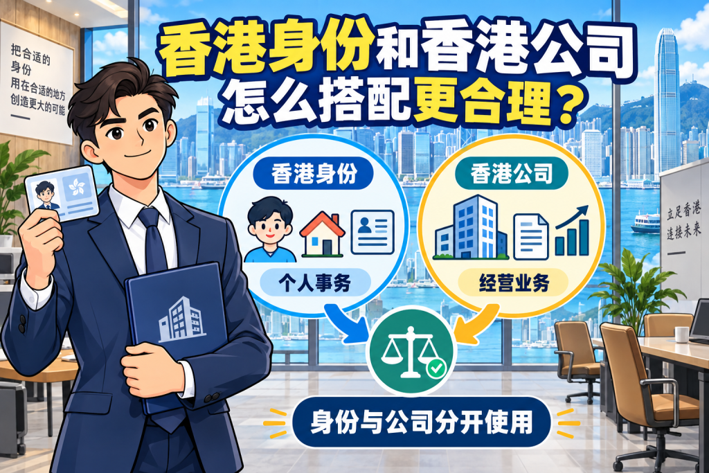 香港身份和香港公司,怎么搭配使用更合理