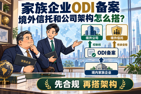 家族企业做ODI备案，境外信托和公司架构怎么搭 