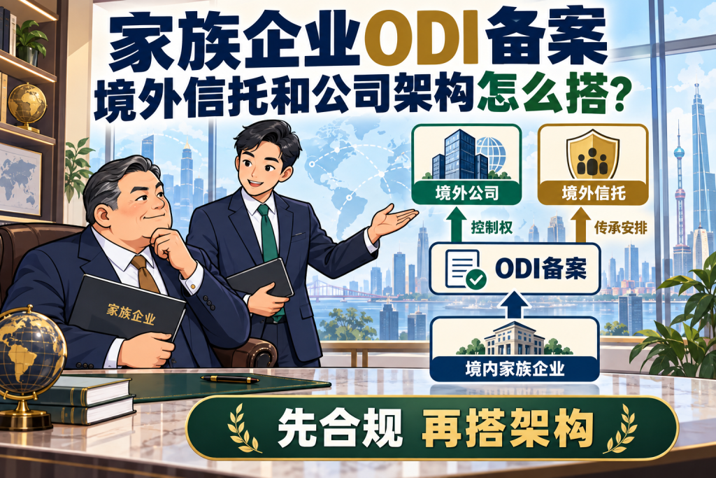 家族企业做ODI备案,境外信托和公司架构怎么搭