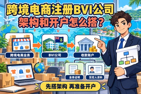 跨境电商注册BVI公司，架构和开户怎么搭
