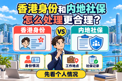 香港身份和内地社保，怎么处理更合理