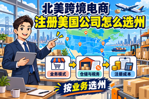 跨境电商做北美市场，注册美国公司怎么选州