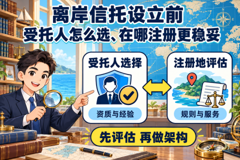 离岸信托设立前，受托人怎么选、在哪注册更稳妥 