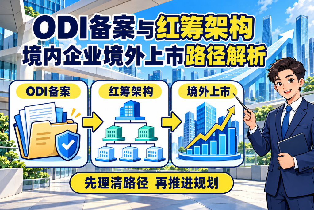 境内企业境外上市，ODI备案和红筹架构怎么衔接？