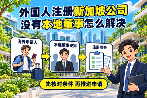 外国人注册新加坡公司，没有本地董事怎么解决