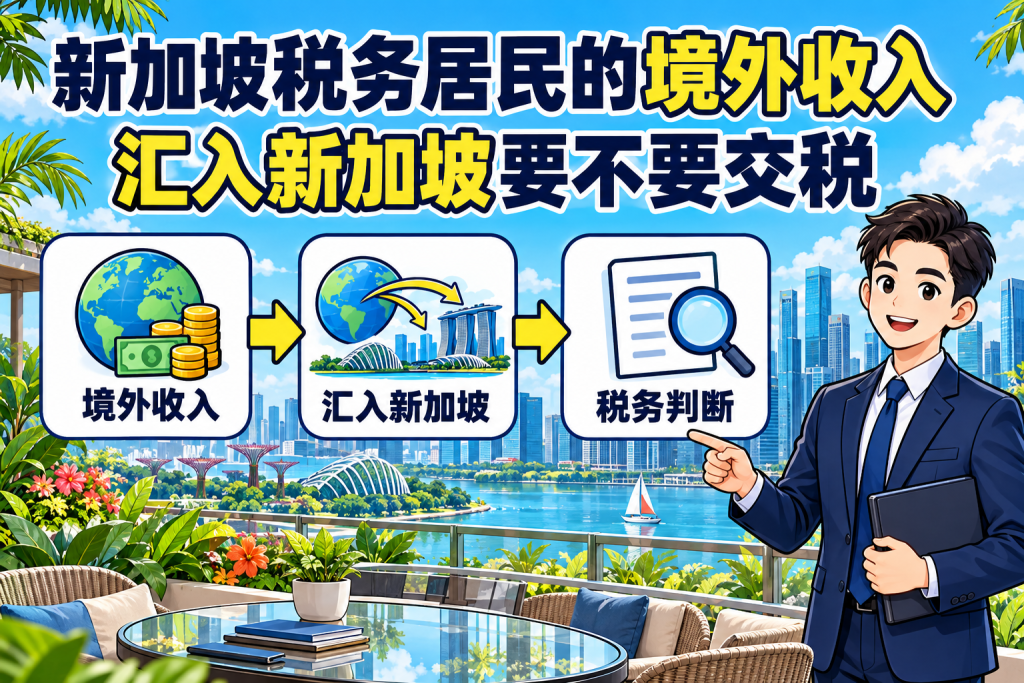 新加坡税务居民的境外收入,汇入新加坡要不要交税?