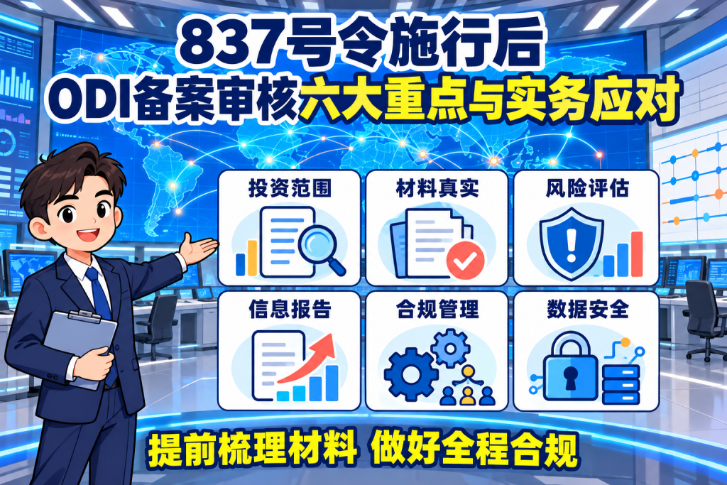 837号令施行后,ODI备案审核重点的六大变化与实务应对